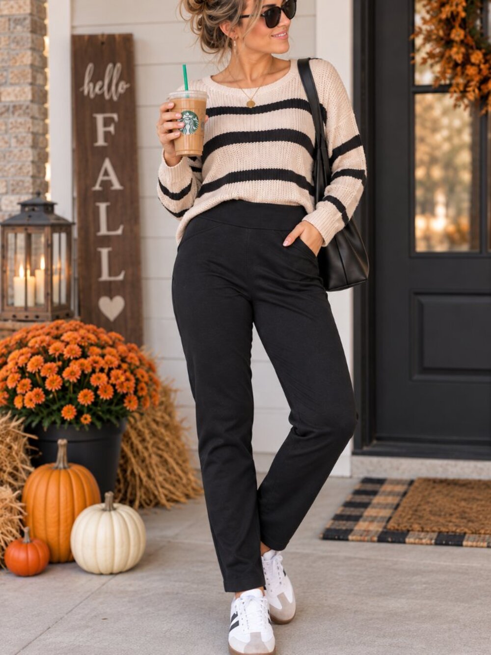 Francesca’s Black Ponte Pants Leggings Size M NWT